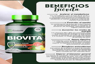 1 frasco de BIOVITA acelerador metabólico