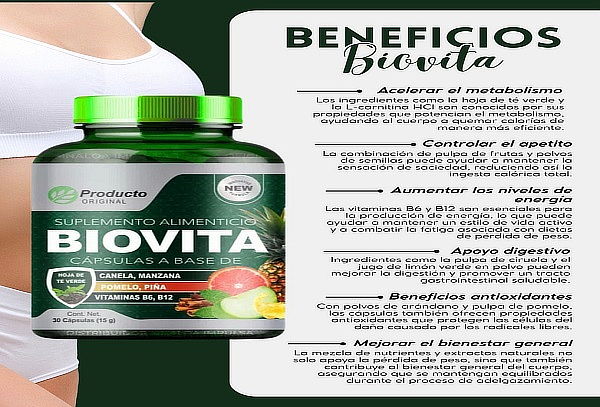 1 frasco de BIOVITA acelerador metabólico