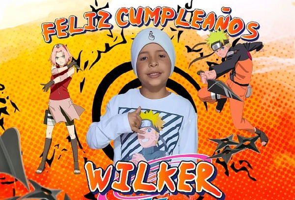 Foto Pendón Cumpleaños 1x1 metro con tubo personalizado