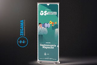 Pendon Roller 80x200, impreso en pvc, diseño gratis+Despacho