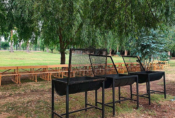 Camping Vista al Cerro:  Entrada piscina dia elección