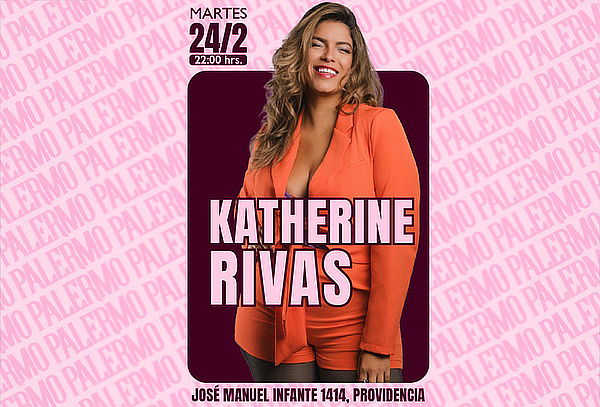 Entrada al show de Katherine Rivas en Palermo Teatro Bar