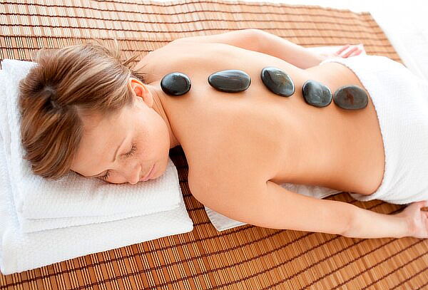 Masaje Descontracturante o de relajación  + piedras caliente