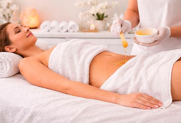 Depilación 1 sesión Rebaje Brasileño + interglúteo con Cera 