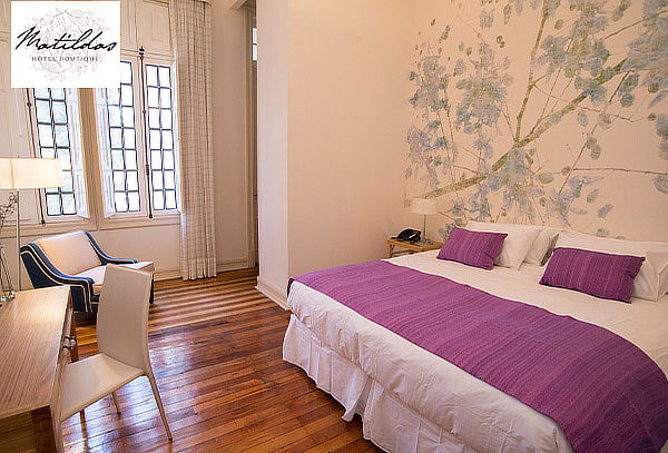 Noche Romantica + masaje y más en Matildas Hotel Boutique