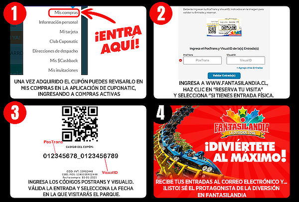 Entrada Fantasilandia Sábados. domingos y festivos