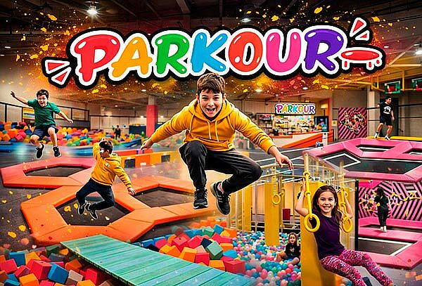 Entrada general 60 minutos de lunes a domingo Parkour