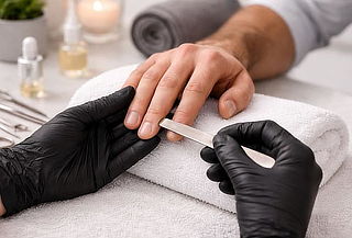 Manicura Tradicional para Hombres en Reflejo Spa