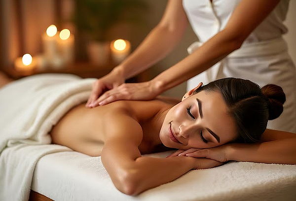 Masaje Relajante Cuerpo Completo + Craneal + Limpieza Facial