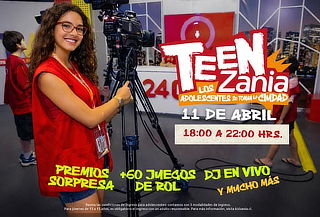 Entrada para TeenZania en KidZania® Sábado 11 de abril
