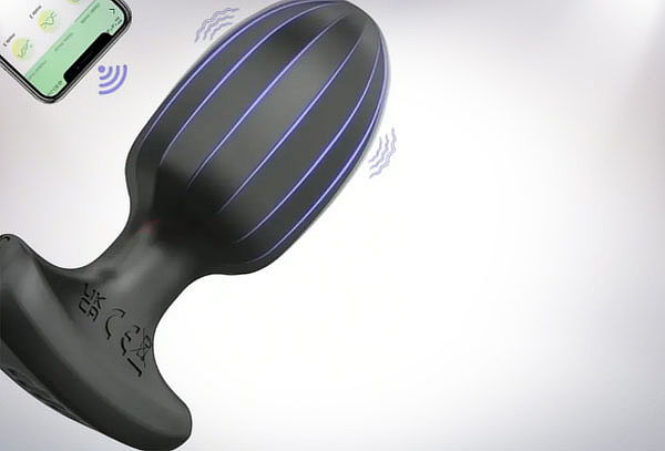 PLUG ANAL VIBRADOR BLACK CONTROL con APP