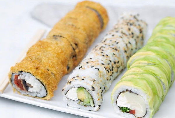 30 Piezas Vegetarianas de Sushi !
