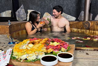 Spa Alba para dos + Tabla Sushi + Espumante Spa Sam Julian