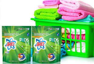 Pack de 1 o 2 detergentes Ariel® Power 31 Pods