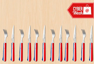 Set Cuchillería Parrillero Saez 6 Cuchillos + 6 Tenedores