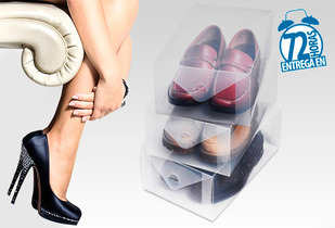 10 cajas organizadora de zapatos