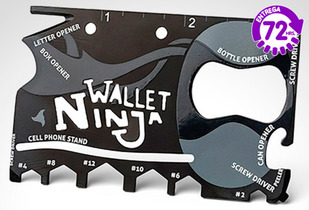 Tarjeta Ninja con 18 tipos de Herrramientas