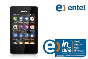 Nokia 501 negro Entel Incluye $10.000 en Beneficios