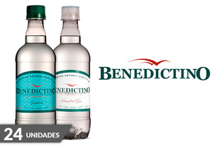 24 Botellas de Agua Purificada Benedictino con o sin Gas!