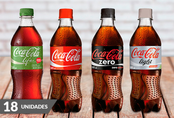 18 Botellas de Coca-Cola pet 591ml!