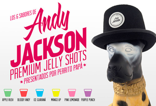 Premium Jelly Shot Andy Jackson 48 unidades