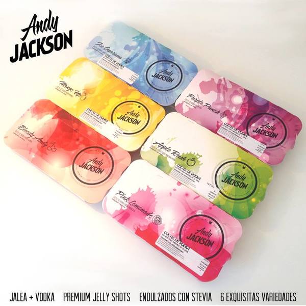 Premium Jelly Shot Andy Jackson 48 unidades
