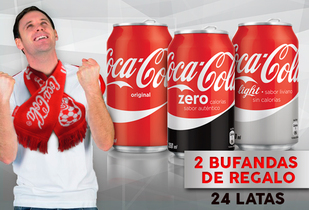 Pack Copa America con Coca-Cola