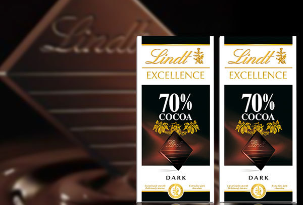 Pack 2 Chocolates Lindt Excellence Dark