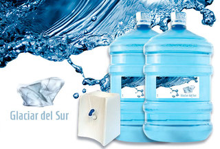 40 litros de agua purificada+dispensador incluye despacho