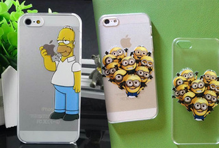 Carcasa iphone 5/5s Homero o Minions