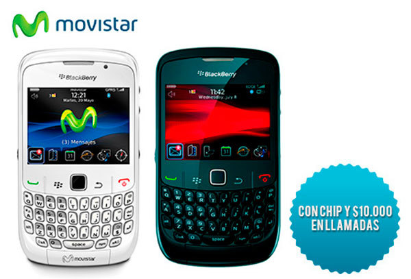 Blackberry Curve 8520 Refaccionado +Chip Movistar