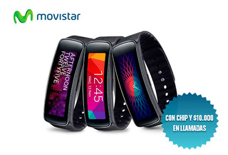 24% Samsung Gear Fit + Chip con $10.000 Movistar