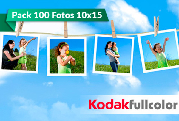 100 Fotos 10x15 + Album Eco-cuero 