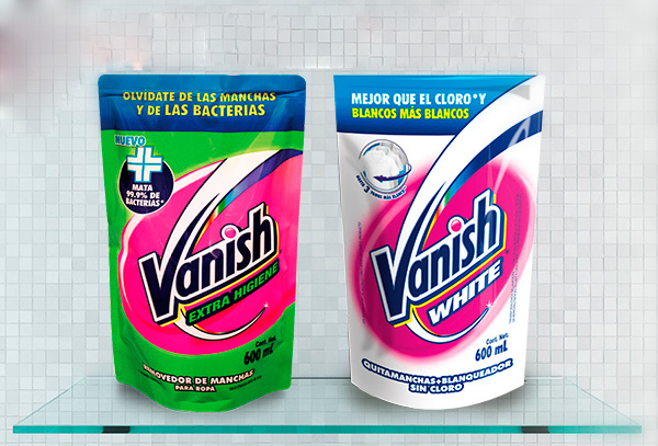 Vanish líquido: 3 White 600 ml y 3 Extra Higiene 600 ml