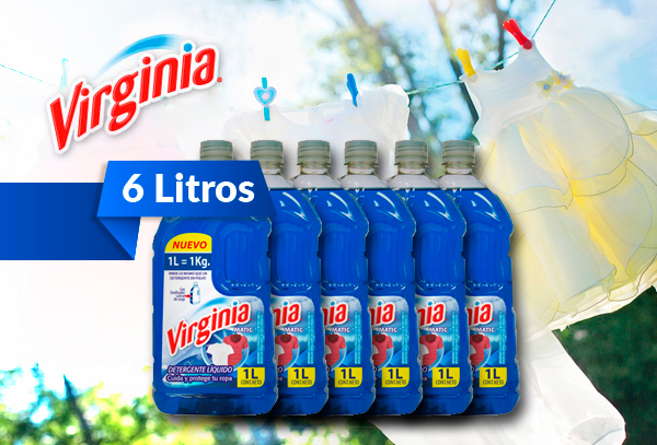 Detergente Liquido Virginia 6 lt
