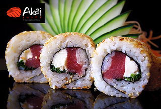 59% 3 rolls AKAI sushi, Carmencita Las Condes