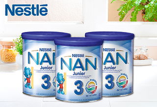 21% Pack de 3 Leches NAN Junior, Nestlé