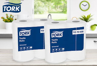 Pack 24 Rollos Toalla de Papel  Premium Tork