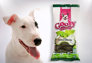 62% Snack tratamiento control de aliento perro Goffy