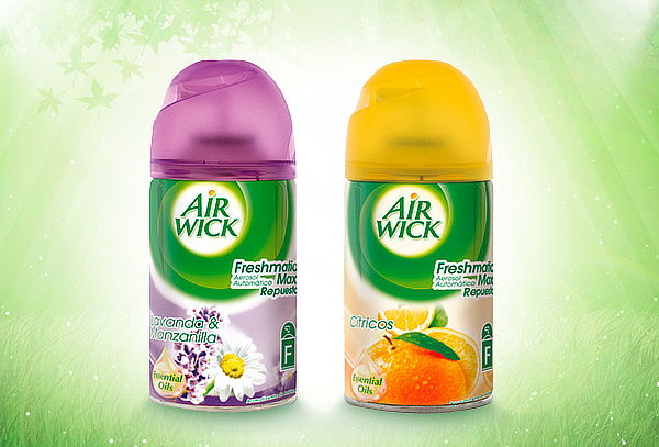 2 Air Wick® Freshmatic Recarga 250 ml lavanda y cítrico