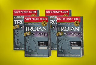 Pack de 48 Preservativos Muy Sensibles marca Trojan