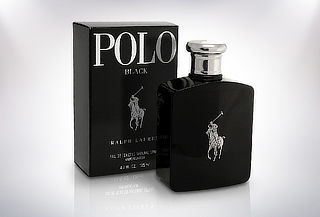 Perfume Polo Black de Ralph Lauren de 125 ml.