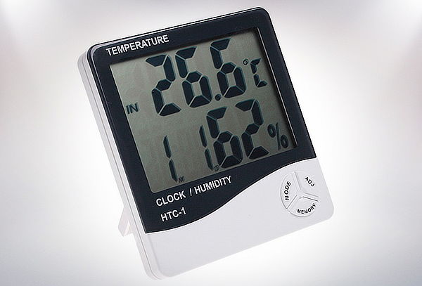 Termómetro Higrómetro Ambiental con LCD, reloj y Calendario!