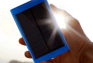 Cargador de batería solar de 20.000mah con panel Led