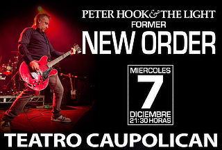 Entrada General a Peter Hook and The Light Teatro Caupolicán