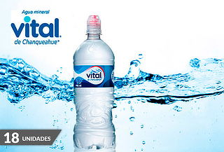 Pack 18 Botellas de Vital SIN GAS 990 cc