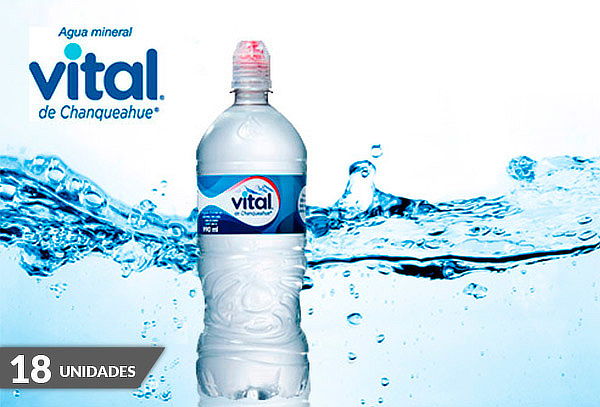 Pack 18 Botellas de Vital SIN GAS 990 cc