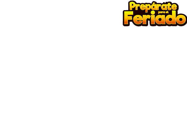 Prepara tu feriado