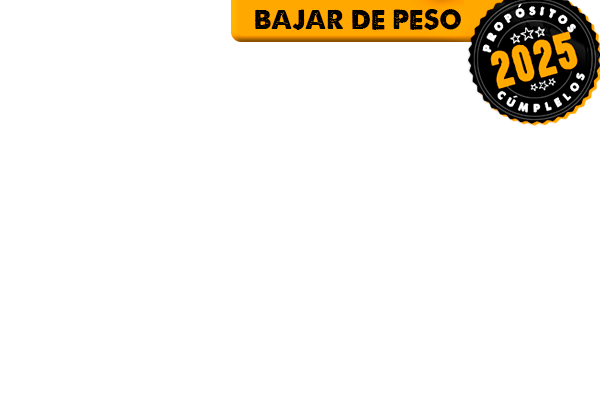 Bajar de Peso Propositos 25 