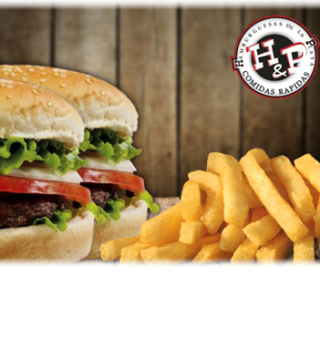 50% de descuento por 2 Hamburguesas + 1 Porción de Papas a la Francesa